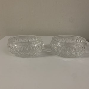Rare Vintage Crystal small bowls