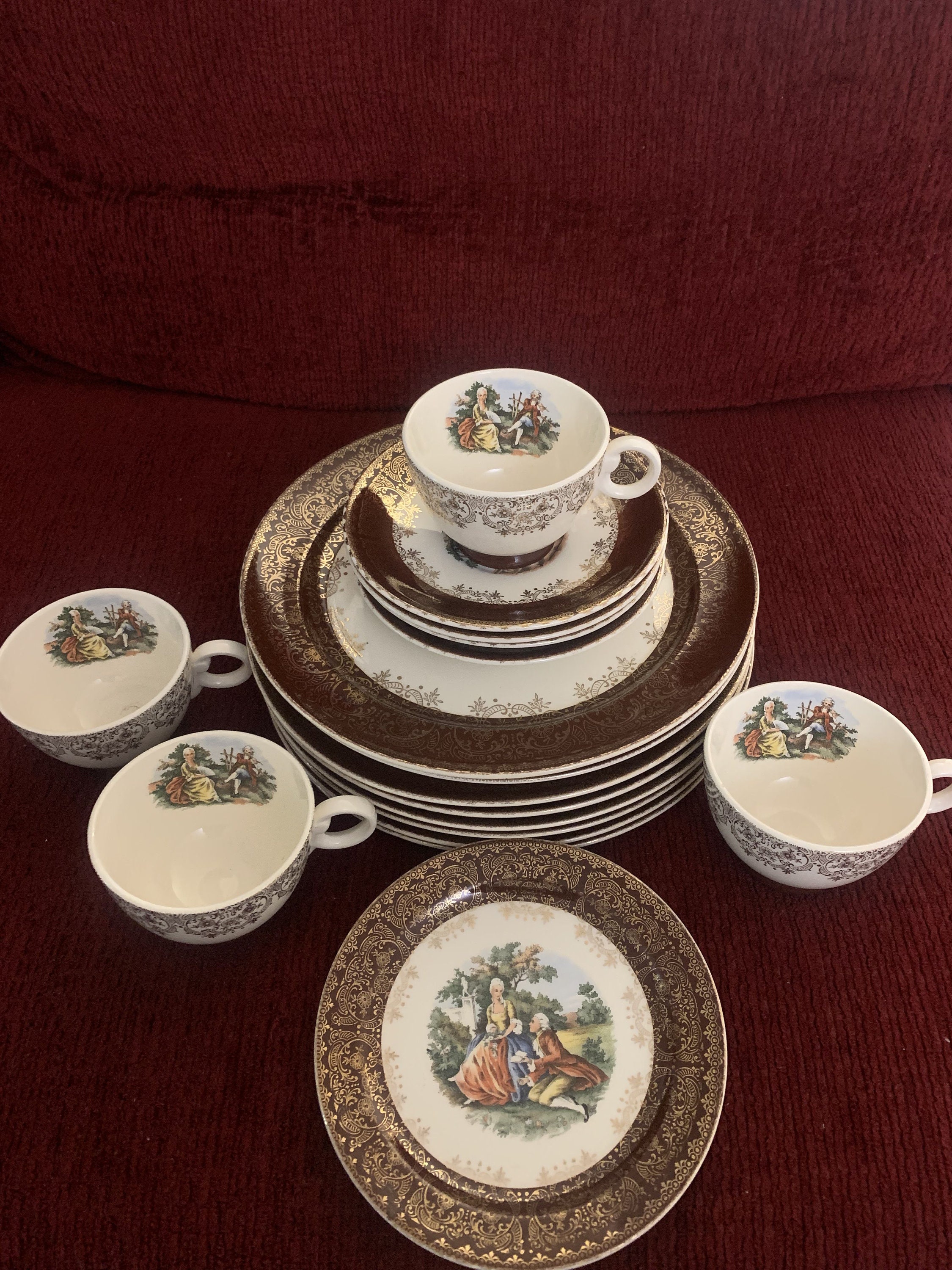 Taylor Smith Taylor China 22KT Gold Layered 