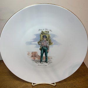 Marked Vintage French Merchant of Sébilles Diam Collectible Decorative Plate