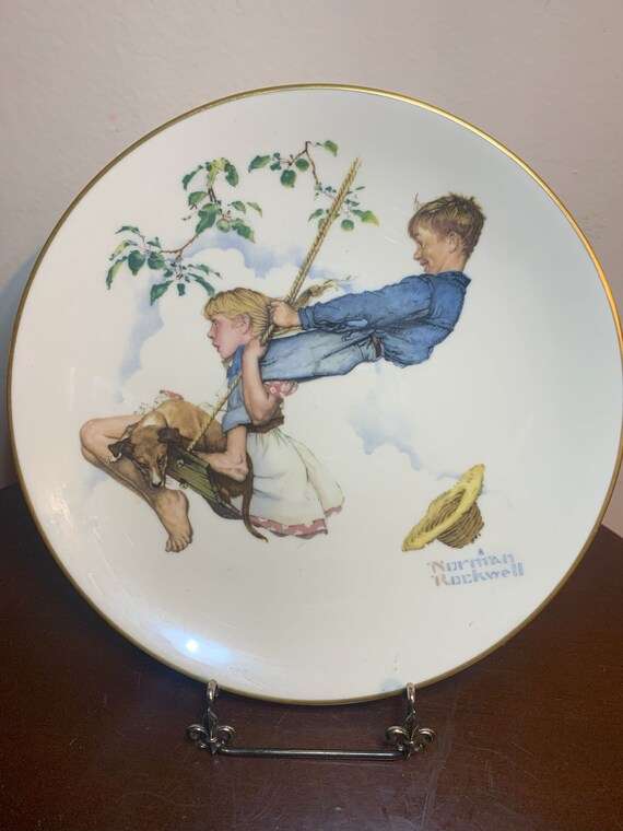 ノーマンロックウェル Gorham 限定 ヴィンテージ プレート 四季4枚セット ノーマンロックウェル Gorham 限定 ヴィンテージ プレート 四季4枚