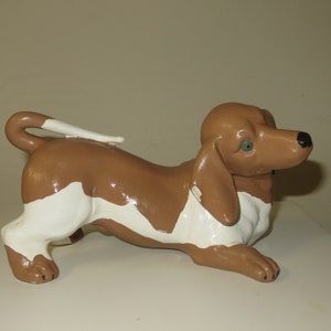Vintage Ceramic Dachshund Dog Figurine