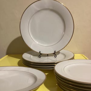 Vintage Noritake Porcelain China Guilford Dinnerware Set of 10 pcs