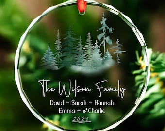 Personalized Family Christmas Ornament • Ornament with Dog Names