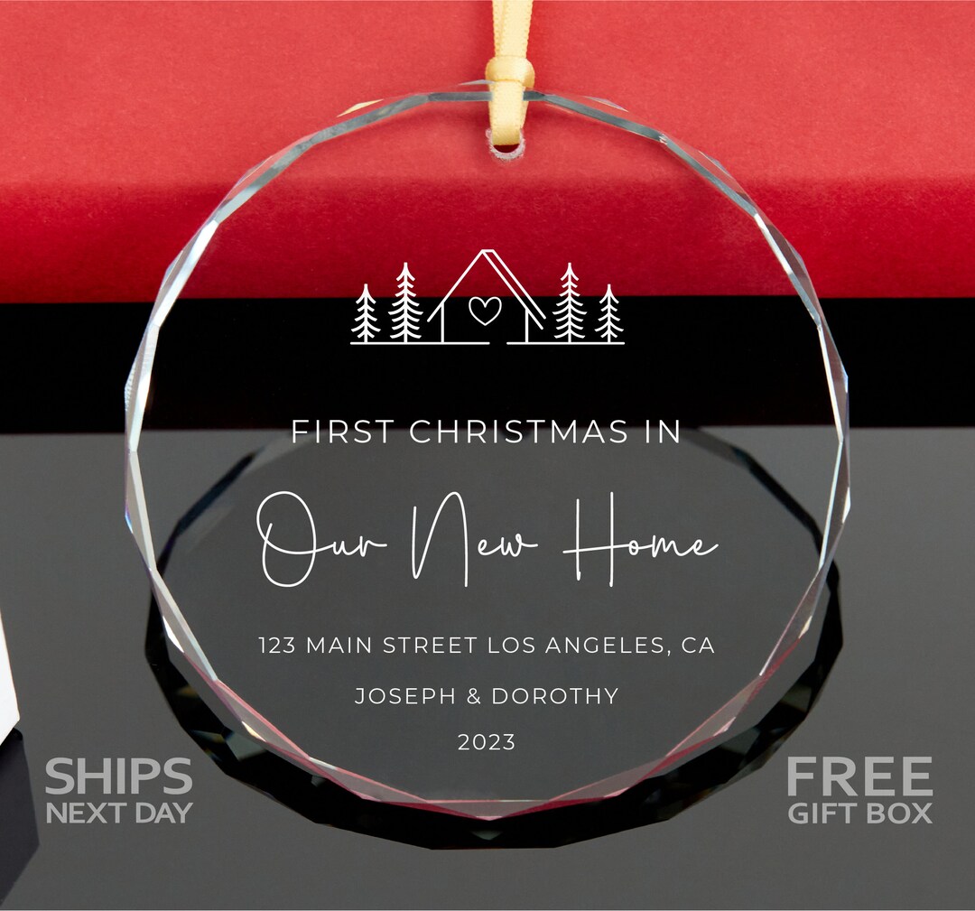 First Christmas as Our New Home Ornament 2024 First Christmas Our New