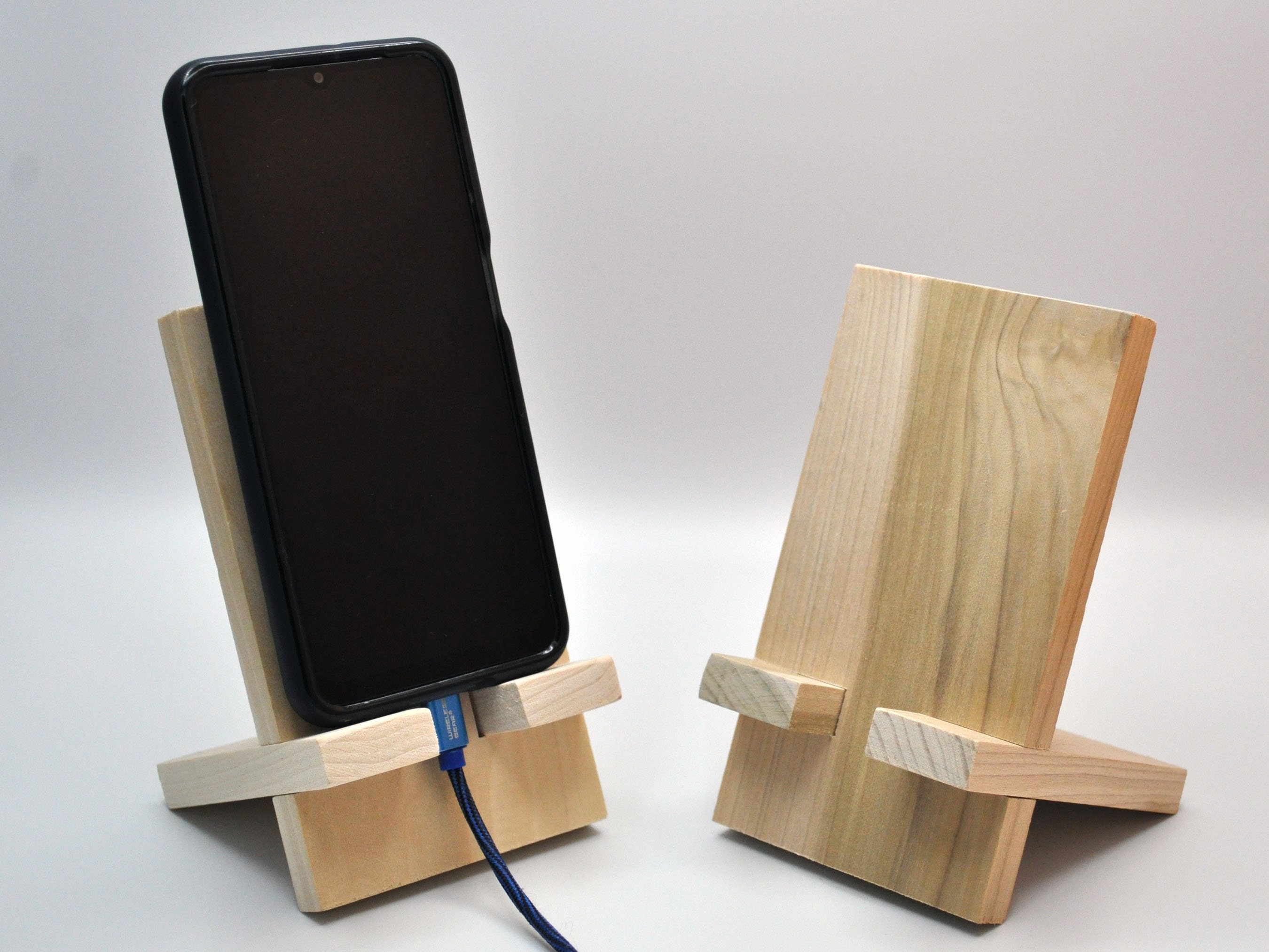 Birch Phone Stand, Home Office Accessories, Device Stands