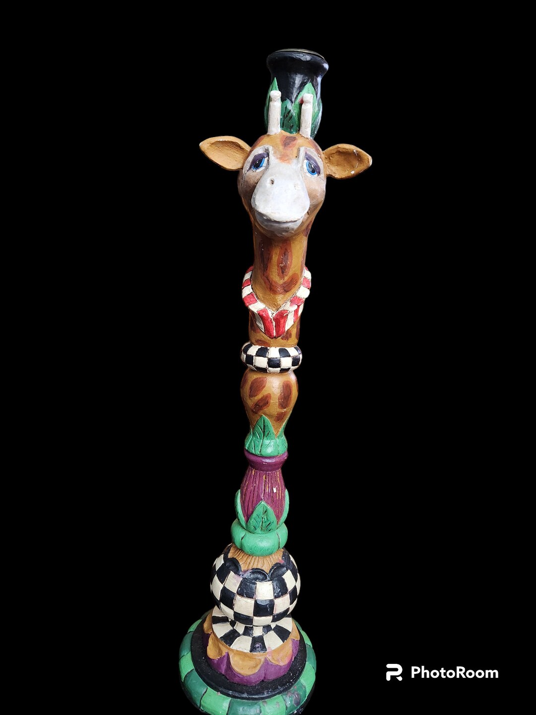 Vintage Peggy Herrick House of Hatten Giraffe Single Candle Holder. Etsy