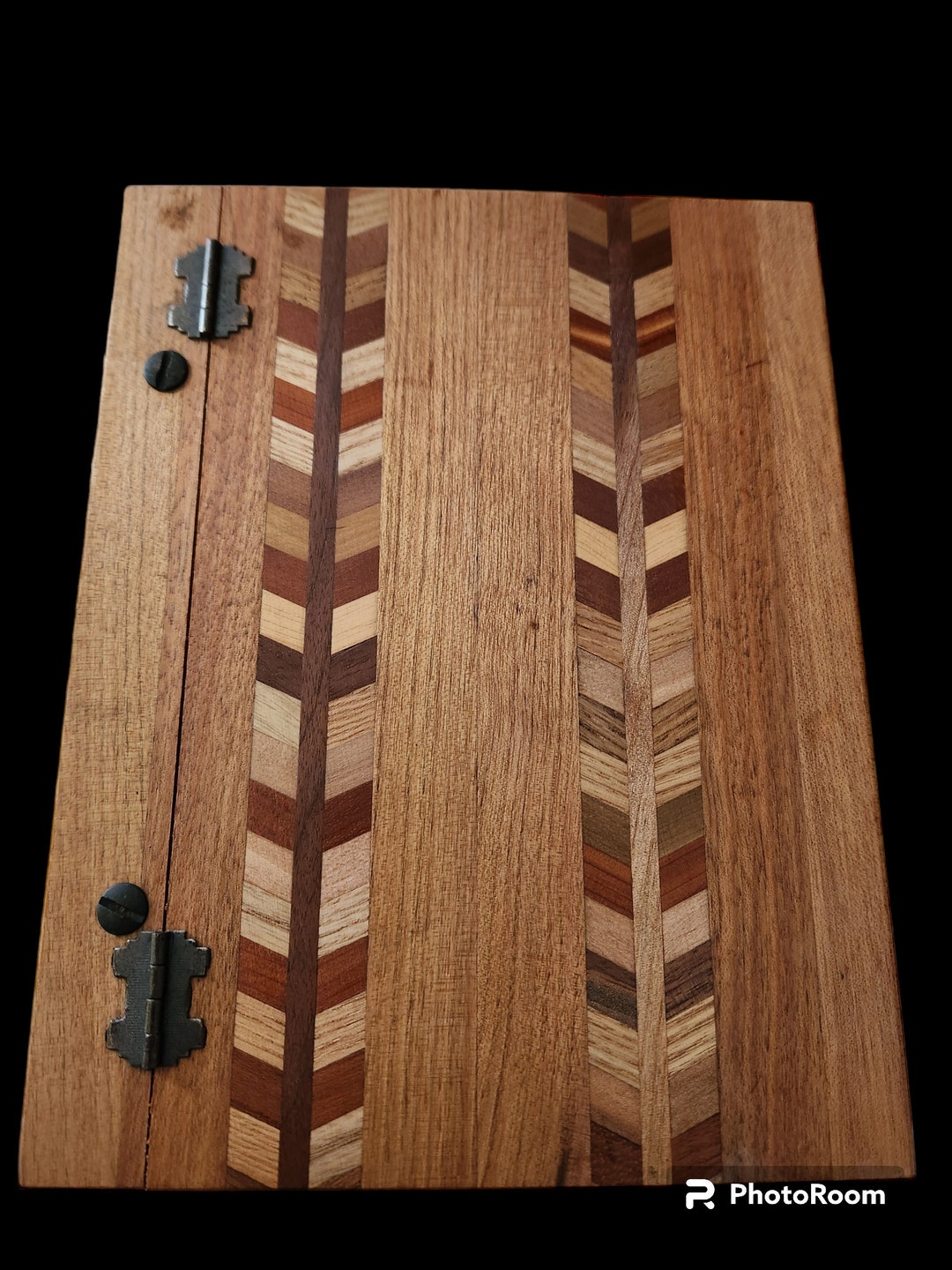 Vintage Inlaid Wood Design Small Photo Album Etsy