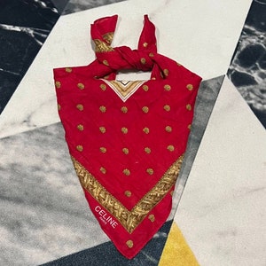 Celine Paris handkerchief bandana neckerchief designer