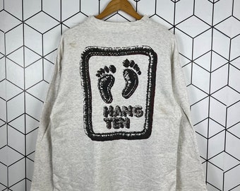 Vintage Surfing Hang Ten Surf Style Hawaii Sweatshirt