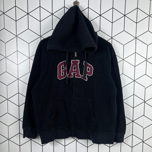 Vintage Gap Hoodie Pullover Full Zipper Streetwear Lowlife Fashion