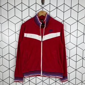 Vintage Nike Swoosh Sweater Sweatshirt Full Zipper Streetwear Style Fashion Sportswear
