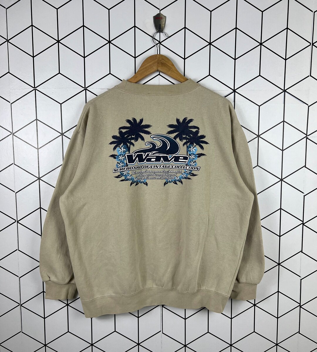 Vintage surf iconic off shoulder sweatshirt main image 1