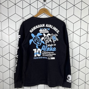 Vintage Surfing Brand Aloha Hawaiian Long Sleeve Tee