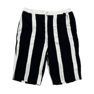 Vintage Italian designer Gianni Valentino Italy Stripe short pants