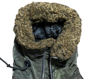 90s USA製 ALPHA INDUSTRIES N-3B Coat L Alpha Industries Men's N-3B W3X Ripstop Waxed Cotton Winter