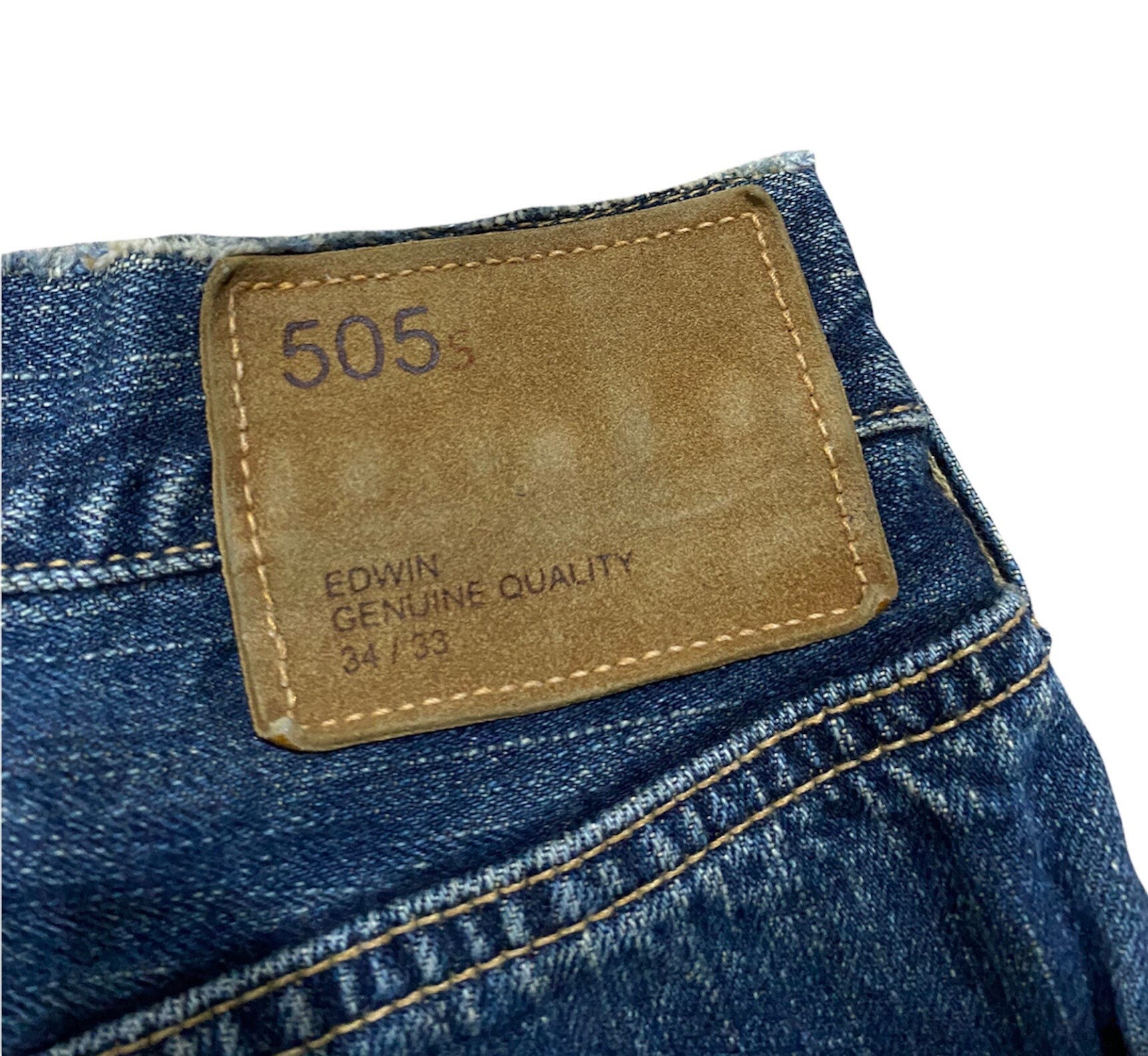 Vintage 505 Edwin Selvedge Ripped Denim Jeans Japan Denim - Etsy