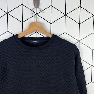 Vintage Beams Hearts Japan Checkered Sweatshirt Crewneck