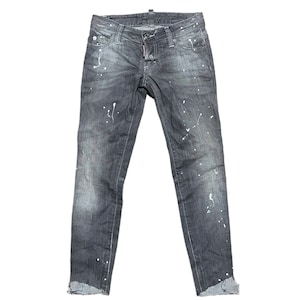 Vintage Made in Italy Dsquared2 Paint Design Skinny Denim