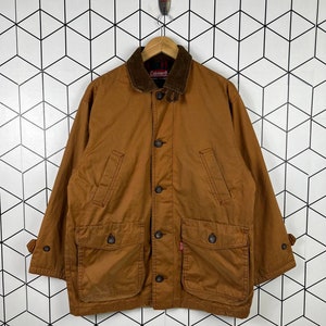 Vintage Coleman outdoor clothing worker jacket double pocket fishing