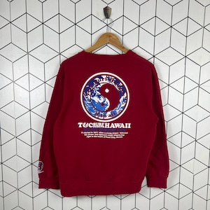 Sudadera con logo del centro hawaiano de surf T&C vintage