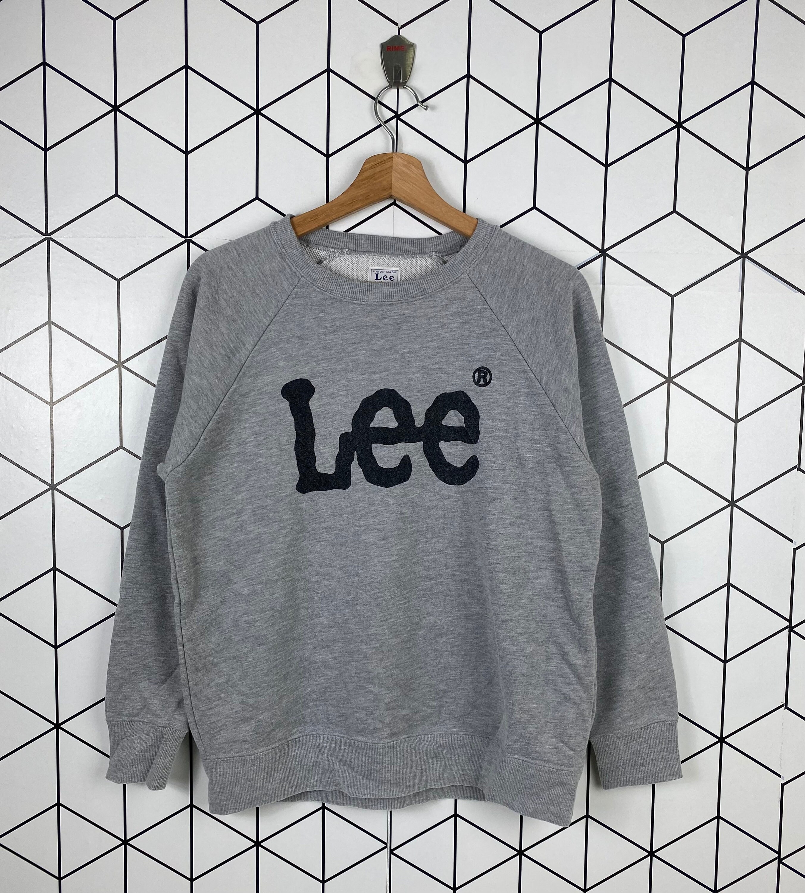 Vintage Lee Union Made Big Logo Sweatshirt Crewneck Japanese Brand