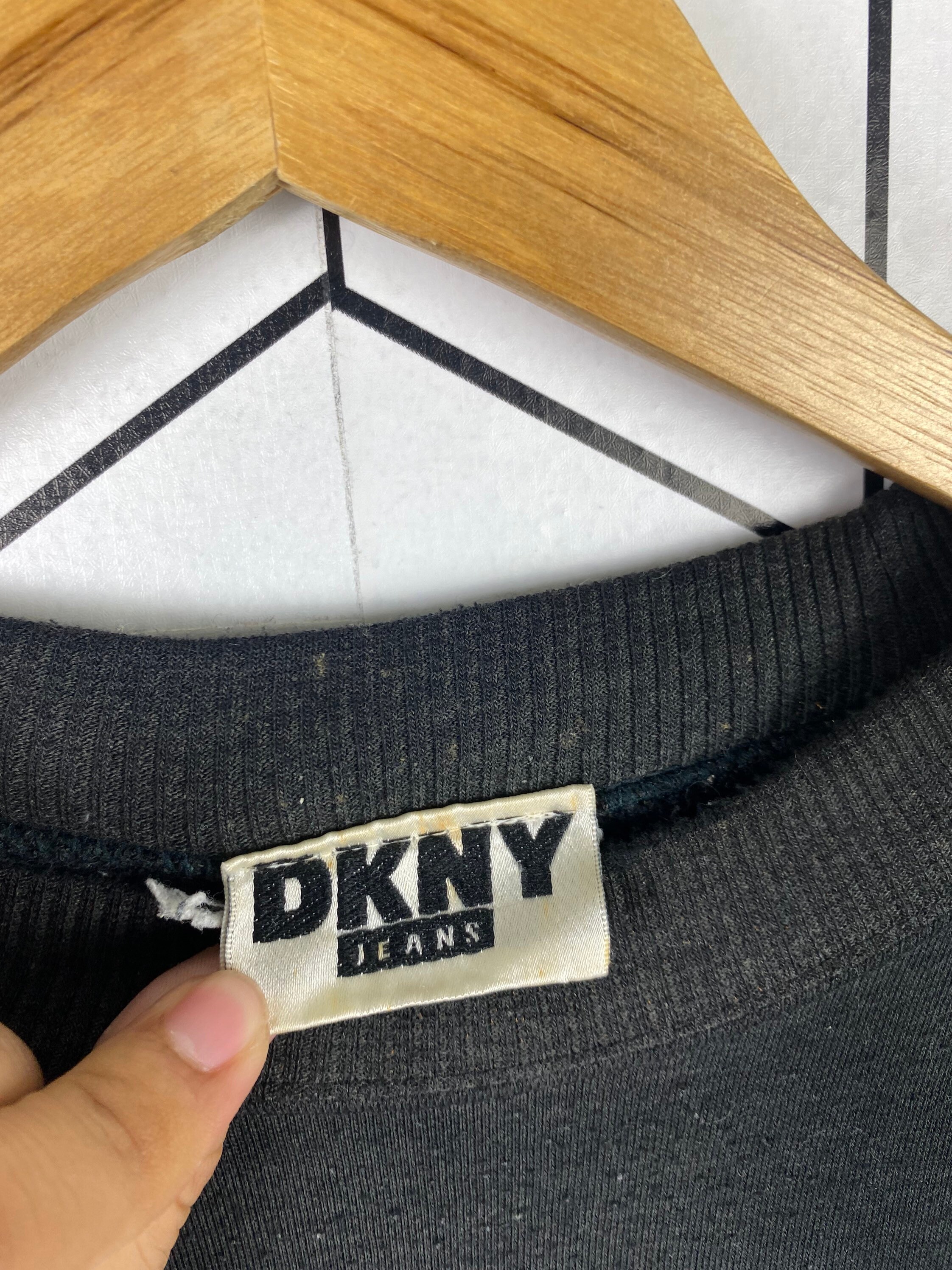Vintage 90s DKNY Jeans Donna Karan New York Sweatshirt - Etsy
