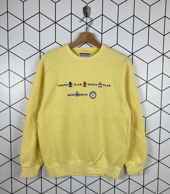 Munsingwear GrandSlam イエロー ダウンジャケット M munsingwear