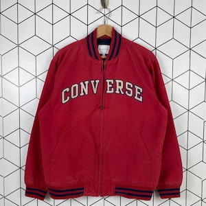 Vintage Converse Full Zipper Jacket Embroidery Spell Out
