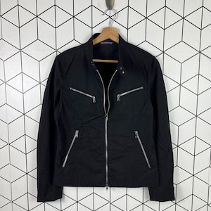 Paul smith biker jacket multi zipper