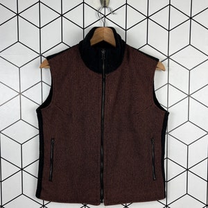 Vintage APC Made in France Wool Vest Jacket