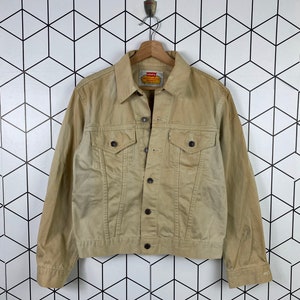 Vintage jaren 90 Levis witte tag spijkerjack werkkleding