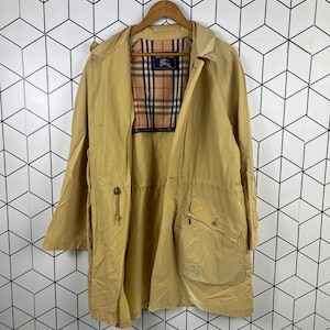 Vintage Burberry Nova Check Trench Coat