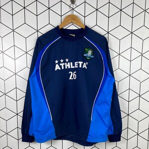 Vintage 90er Jahre HIRAKATA FC JLeague Jersey Langarm