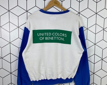 benetton logo sweatshirt