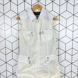 Vintage Enrico mandelli Amabilita Long Jacket Sleeveless Women Jacket Italian designer