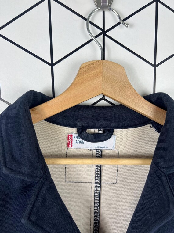Vintage levis engineered workwear jacket worker l… - image 2