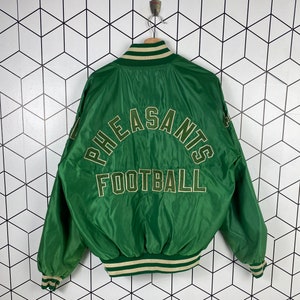 Vintage 90s Pheasants Football Musashi University American Football Varsity Jacket Made in Usa