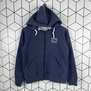 Vintage helly Hansen sweater hooded full zipper streetwear