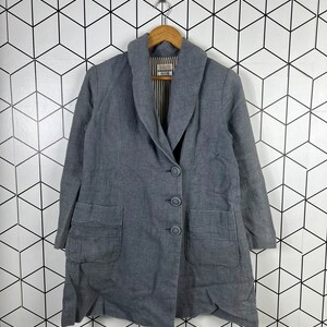 Vintage Beams Japan Single Breast Long Cotton Blazer Coat