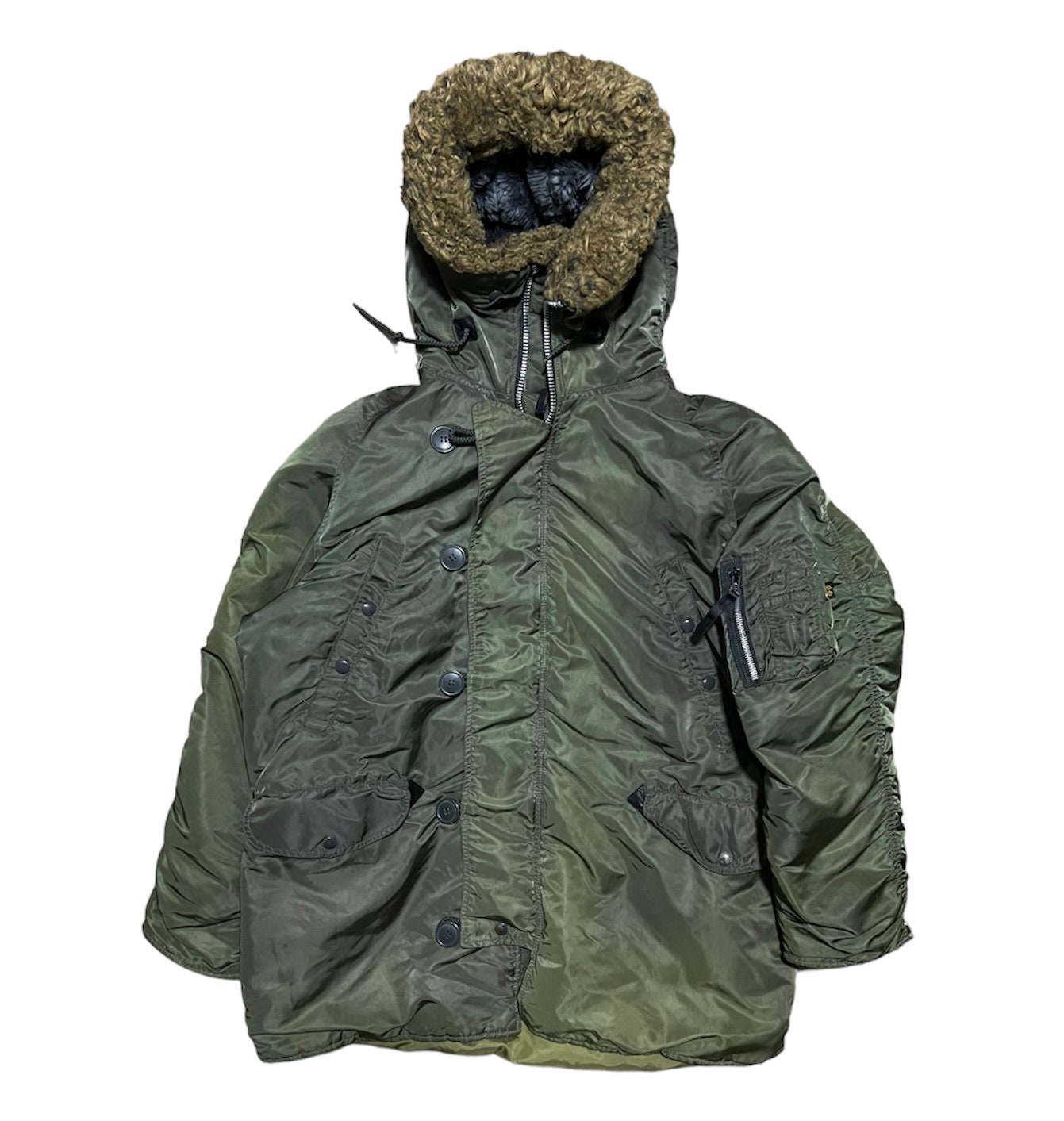 Vintage 90s ALPHA INDUSTRIES Type N3B (N) Parka Jacket Fur Vintage 90s ALPHA INDUSTRIES Type N3B (N) Parka Jacket Fur