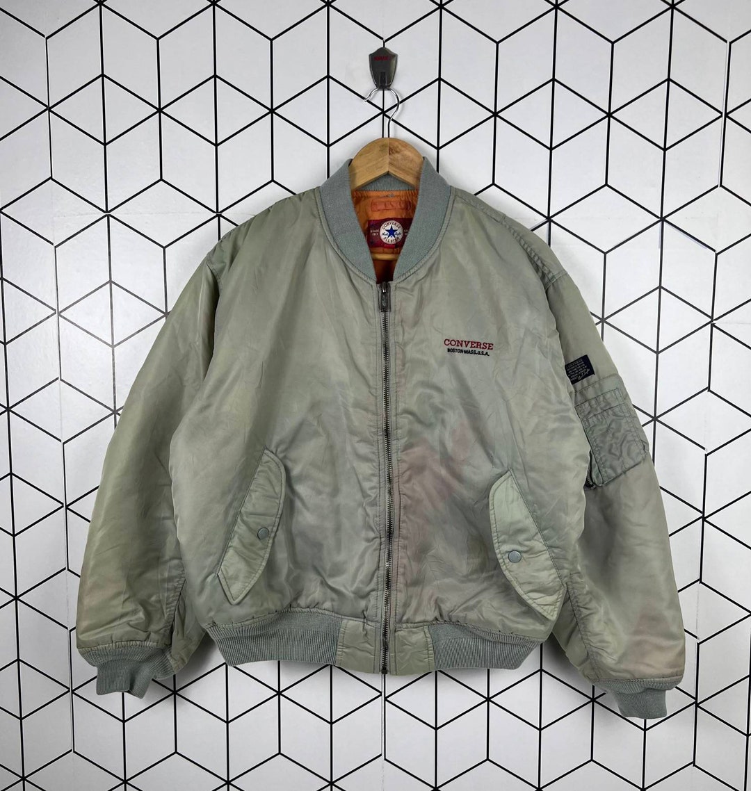 Vintage Converse All Star Flight Jacket Bomber Jacket Etsy