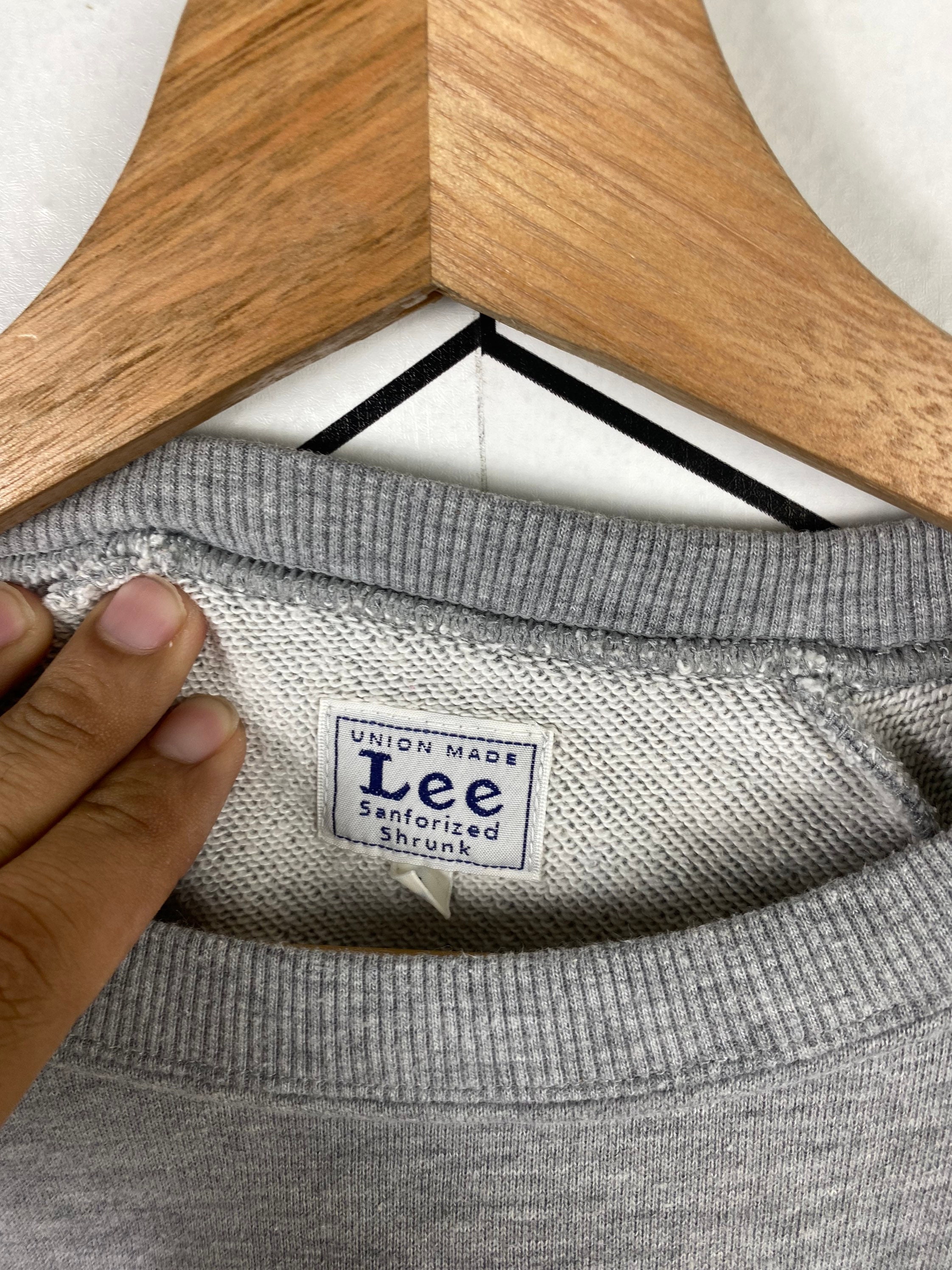 Vintage Lee Union Made Big Logo Sweatshirt Crewneck Japanese Brand