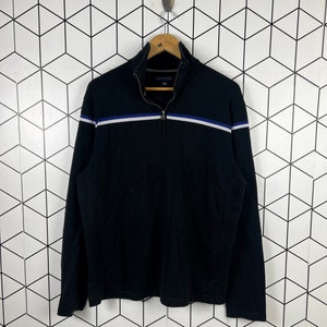 Banana republic sweatshirt half zipper branded