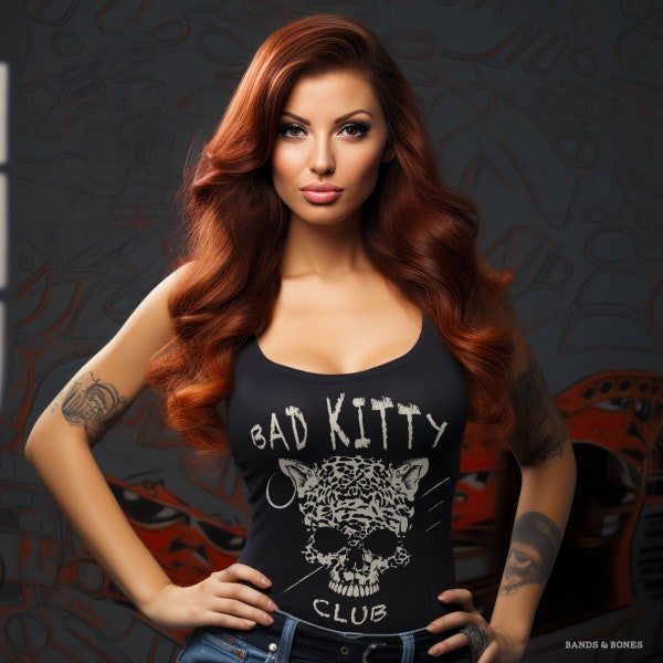 Bad Kitty Club Womens Rockabilly Tank Top