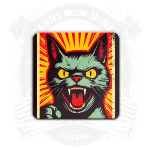 No More Food Cat Animals Fridge Magnet