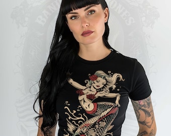 Vintage Mermaid 3 Design Women's T-Shirt