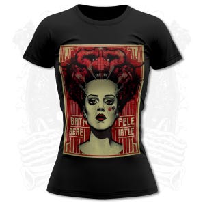 Bride Of Frankenstein 3 Gothic Women's T-Shirt