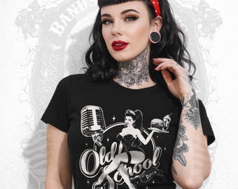 T-shirt da donna "Cena Rock and Roll Anni '50" / Abbigliamento Rock and Roll
