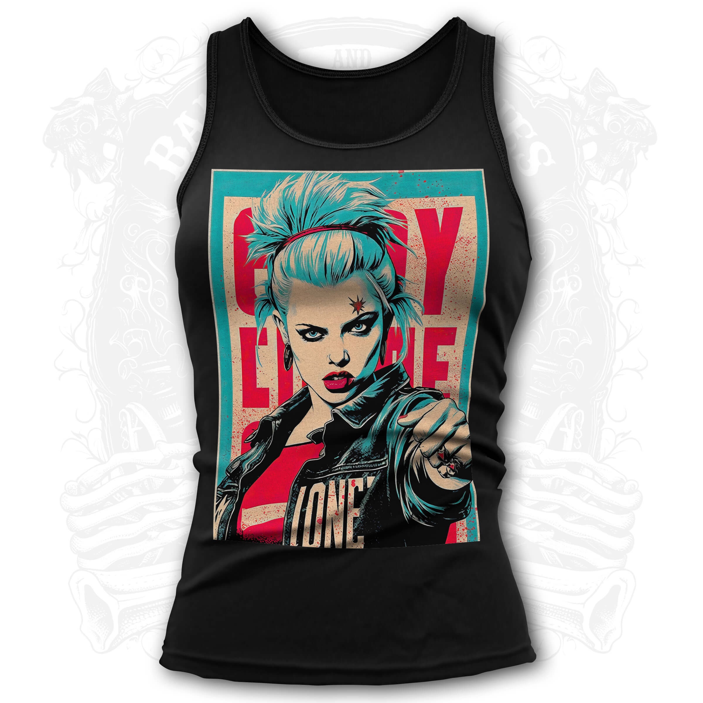 Débardeur Streetwear Power GRL 2 pour femme