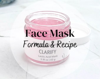 Lactic Acid Jelly Face Mask Formula